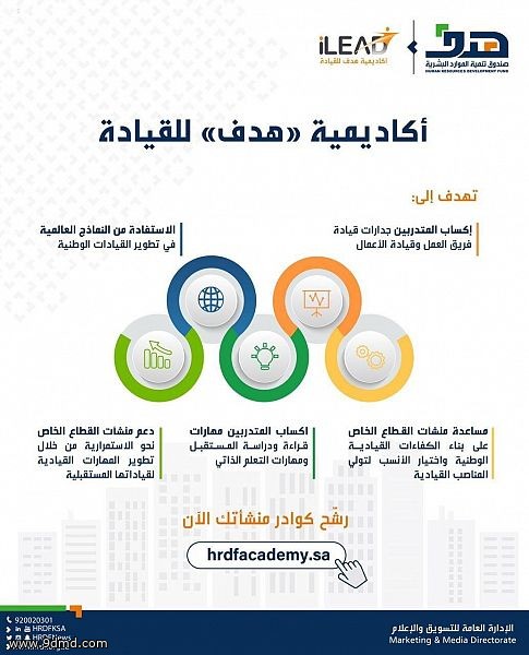 أكاديمية "هدف" للقيادة تطلق برنامجها عن بُعد للمجموعتين 16 و17