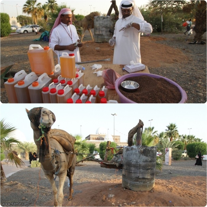 مكممة  تعصر ( السمسم ) بملتقى الحرف بالمدينة