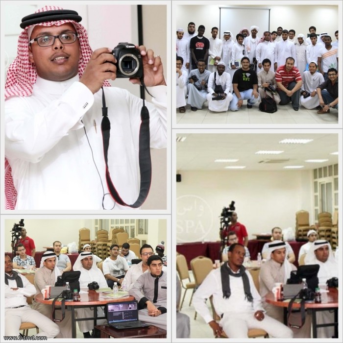 دورة لطلاب الجامعة الإسلامية في التصوير الفوتوغرافي